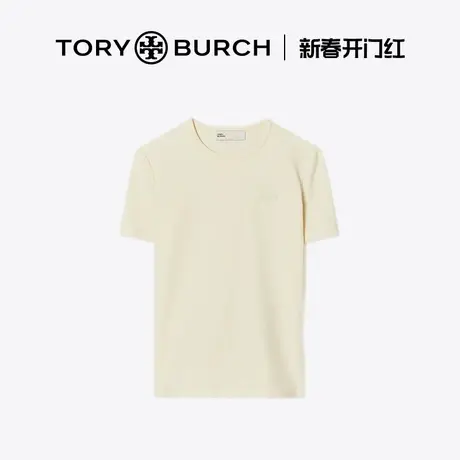 【12期免息】TORY BURCH 汤丽柏琦 圆领短袖T恤 150632图片