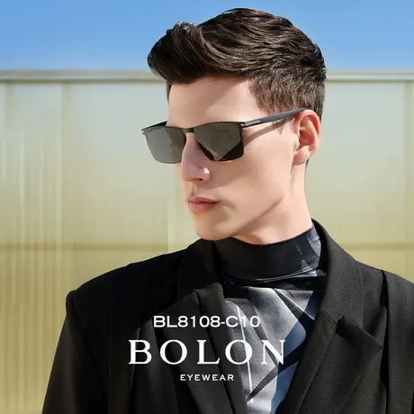 BOLON暴龙眼镜2023新品太阳镜金属方框高清偏光驾驶墨镜男BL8108图片