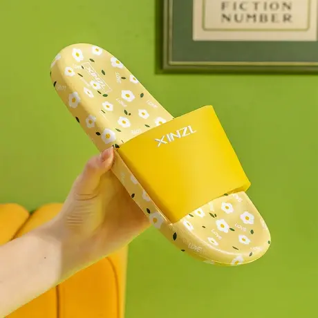 拖鞋女外穿时尚厚底可爱孕妇亲子大童浴室洗澡防滑居家沙滩软凉拖商品大图