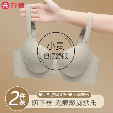 芬腾无痕内衣女软支撑小胸聚拢显大收副乳防下垂性感文胸2025新款商品大图