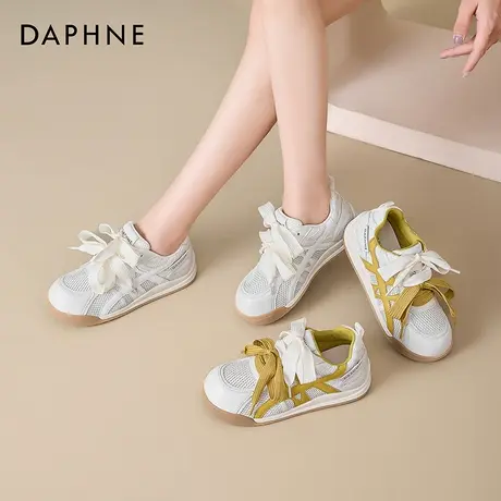 Daphne/达芙妮2025新款时尚透气阿甘鞋百搭轻便女休闲潮流运动鞋图片