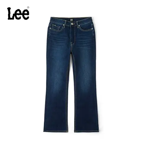 Lee24早春新品426修身高腰天丝蓝色女牛仔裤凉凉裤LWB100426205图片