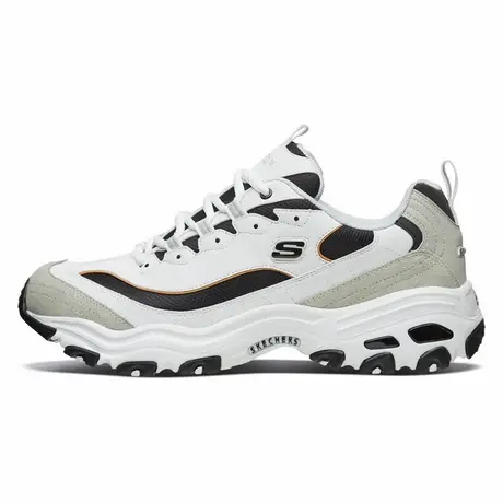Skechers斯凯奇春夏季款男鞋黑白金熊猫鞋老爹鞋休闲运动鞋666114商品大图
