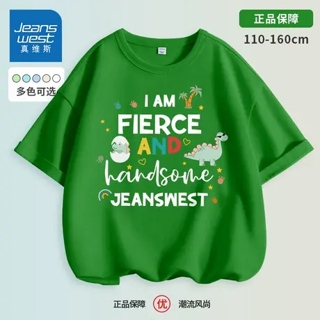 真维斯童装男童t恤短袖儿童夏季纯棉半袖中大童薄款帅气运动夏装图片