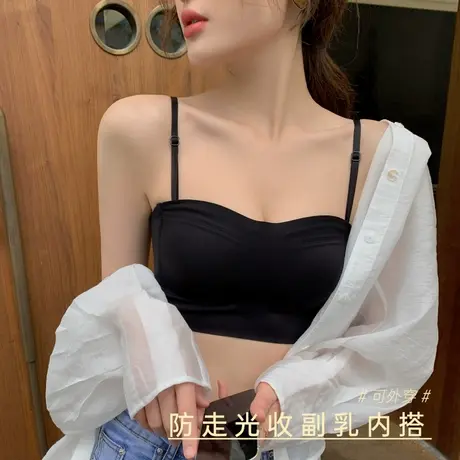 软支撑上托防走光内衣女薄款夏季胸罩透气无钢圈无痕文胸显胸小商品大图