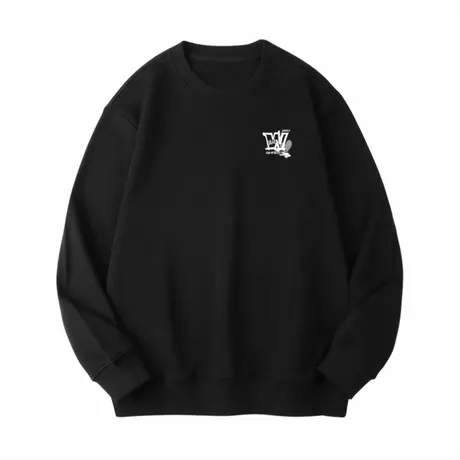 Ohlyah字母简约2023秋新款潮牌无帽圆领长袖美式复古大码卫衣男女图片