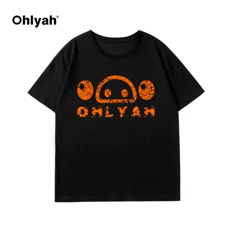 夏季oversize宽松小猪米罗国潮短袖T恤女潮ins潮牌情侣大码半袖女商品大图