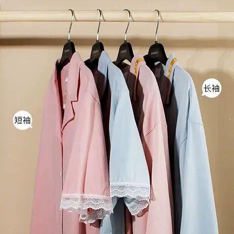 秀黛春夏季纯棉两件套家居服长裤短裤短袖宽松韩版薄款休闲睡衣女图片