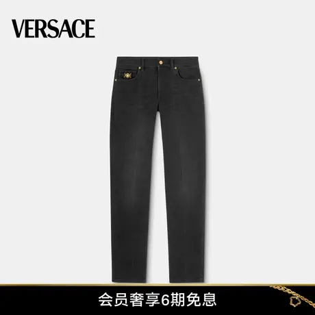 【春夏新品】VERSACE/范思哲 男士修身精裁牛仔裤商品大图