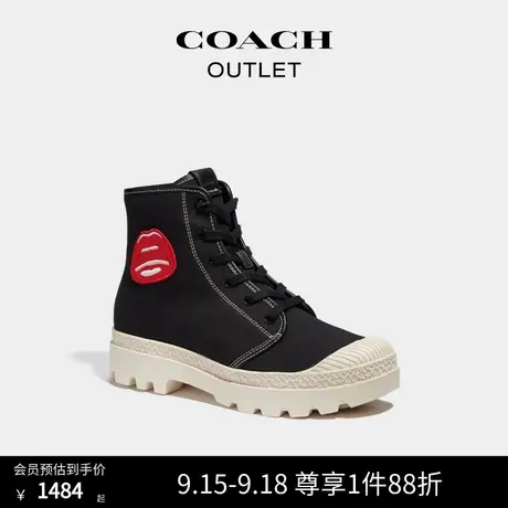 COACH/蔻驰奥莱女士COACH X TOM WESSELMANN TROOPER中筒靴商品大图