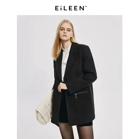 【意大利设计】朗姿气质职业装西装外套女西服上衣2023年冬季新款图片