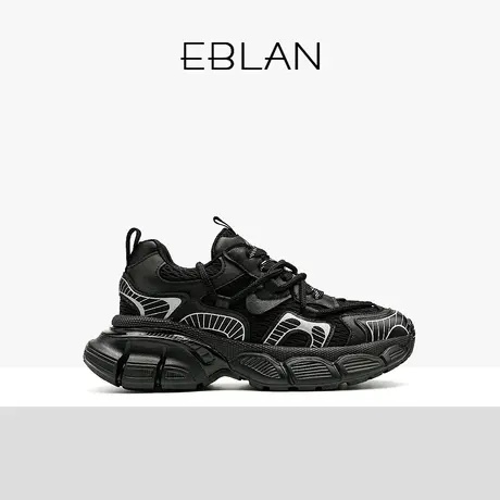 EBLAN/伊伴【99清仓福利】厚底老爹鞋2025下季新款轻便休闲运动鞋图片