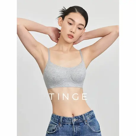 TINGE贴己云感软支撑内衣女夏大胸显小无钢圈聚拢文胸美背胸罩商品大图