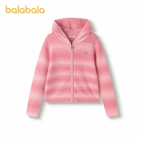 【商场同款】巴拉巴拉童装儿童开衫女童2025秋季新款毛衣渐变毛衫图片