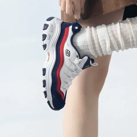 【新年款】Skechers斯凯奇熊猫鞋女鞋冬季新款厚底运动鞋老爹鞋商品大图