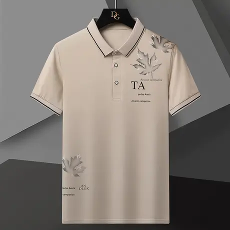 短袖POLO衫男夏装薄款上衣韩版半袖青少年翻领T恤帅气汗衫打底衫商品大图