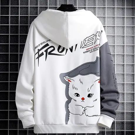 春秋款卫衣男韩版潮流初高中生外套秋季休闲开衫青少年运动上衣服商品大图