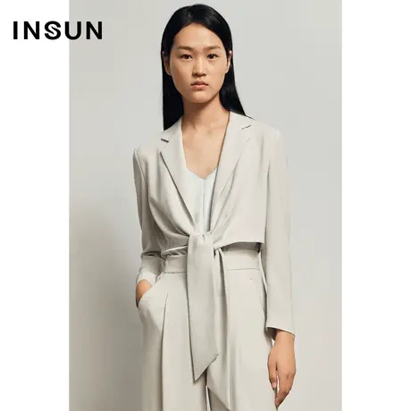 恩裳夏季三醋酯垂感西装外套感商品大图