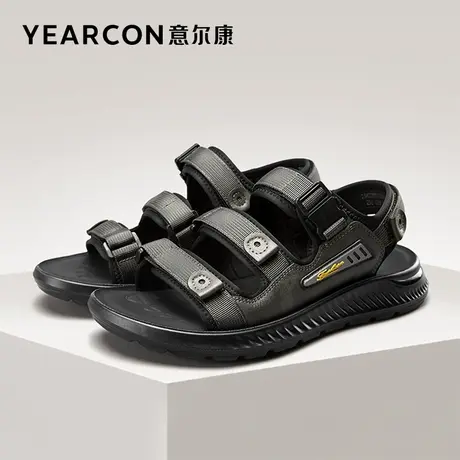 意尔康官方旗舰沙滩鞋男鞋2023夏季新款男士户外休闲海边露趾凉鞋商品大图