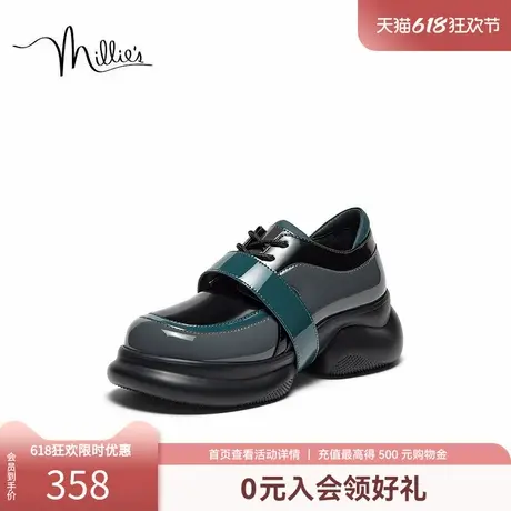 millie's妙丽时尚舒适简约百搭乐福鞋女单鞋29001CM4图片