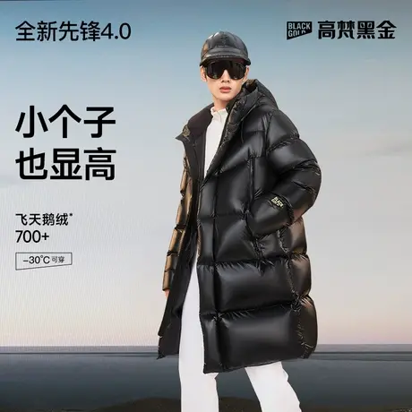 【高梵黑金鹅绒服】先锋4.0六格2024新款冬季羽绒服男士加厚外套商品大图