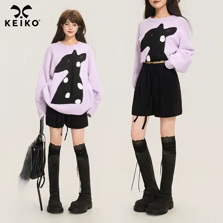 KEIKO 9月8日 00:00上新 针织短裤商品大图