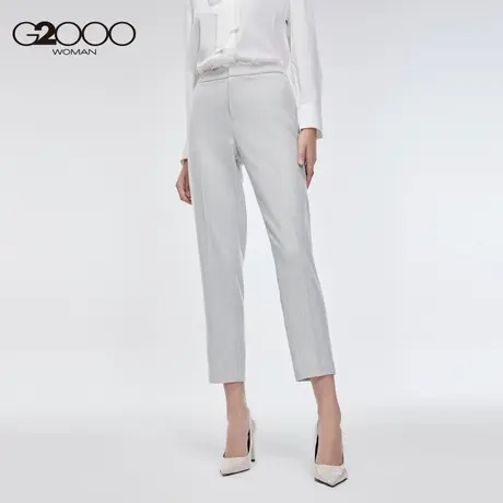 【直播秒杀】G2000女装西裤商务通勤西装裤耐磨舒适百搭直筒裤商品大图