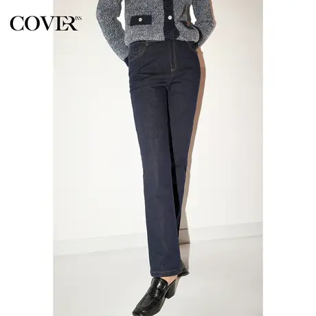 COVER冬季棉质弹力百搭白鹅绒羽绒裤商品大图