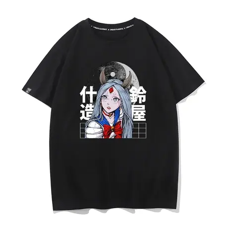 秀洛东京食尸鬼玲屋什造夏季男士t恤情侣装上衣短袖半袖纯棉潮流商品大图