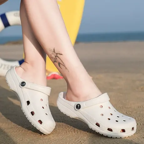 白色手术室拖鞋手术鞋女软底包头医生护士拖洞洞鞋专用鞋防滑鞋男商品大图