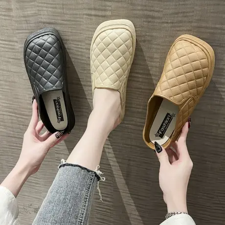 包头半拖鞋女夏外穿2023新款网红高级感凉拖鞋女款办公室防滑居家商品大图