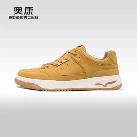 奥康男鞋春秋季新款时尚运动休闲鞋轻质软底舒适户外复古板鞋商品大图