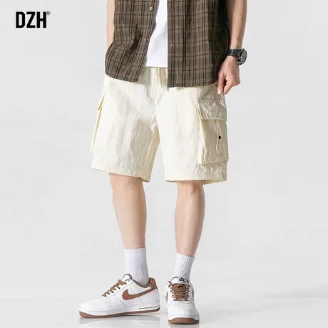 男士工装短裤休闲宽松五分裤男夏季薄款oversize裤子男款大裤衩男商品大图