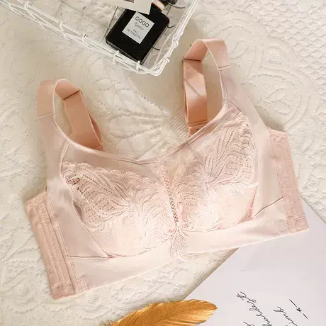 奥维丝丽凤兮华彩系列内衣女薄大胸显小软钢圈上托调整型文胸2472商品大图