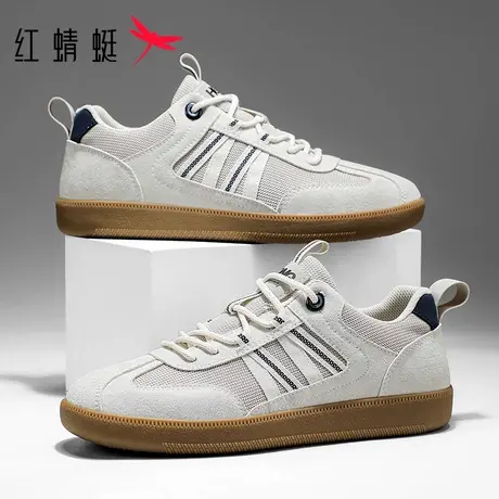 红蜻蜓男鞋秋季新款德训鞋网面休闲鞋经典复古百搭板鞋训练运动鞋商品大图