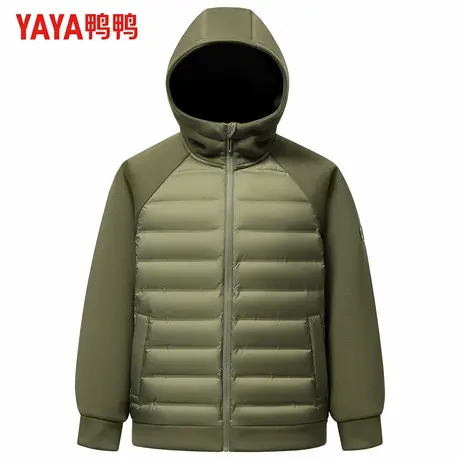 鸭鸭秋冬新款轻薄羽绒服男时尚休闲百搭短款连帽潮流外套男女同款商品大图