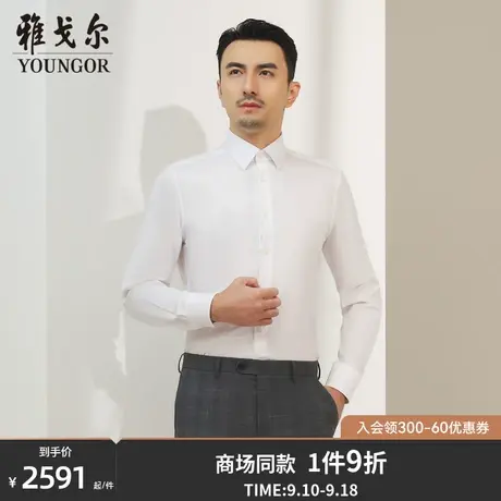 【商场同款】雅戈尔男士长袖衬衫秋季新款官方商务休闲衬衫S3519商品大图