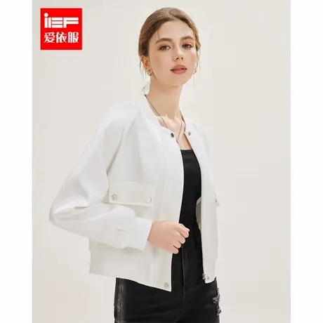 IEF/爱依服2025春季新款美式时尚甜酷休闲运动风百搭棒球服外套图片