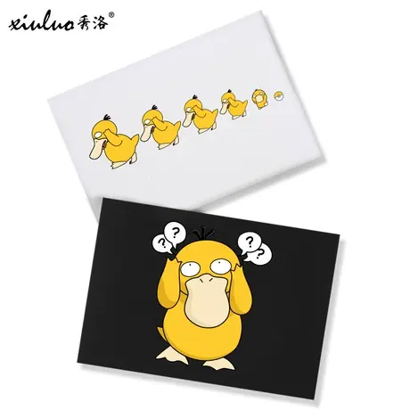 秀洛可达鸭t恤联名杰尼龟卡通可爱漫画周边情侣装短袖男纯棉半袖商品大图