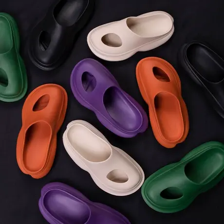 洞洞凉拖鞋女外穿2024年新款夏季时尚百搭网红ins潮沙滩老爹拖鞋商品大图