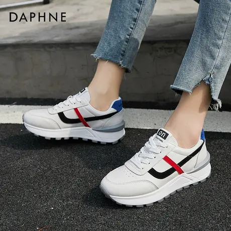 达芙妮网红爆款阿甘鞋2021新款增高老爹鞋轻便松糕百搭休闲运动鞋商品大图