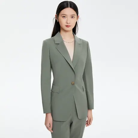 LANCY/朗姿女装商场同款西装外套女时尚休闲职业西服女专柜正品图片
