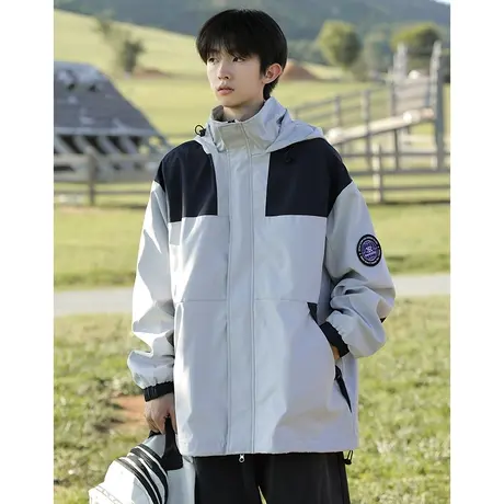 秋冬季户外冲锋衣男女三合一加绒加厚可拆卸两件套登山防寒服外套商品大图