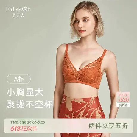 【琥珀】贵夫人蚕丝内衣女小胸聚拢加厚款平胸小胸显大收副乳胸罩商品大图
