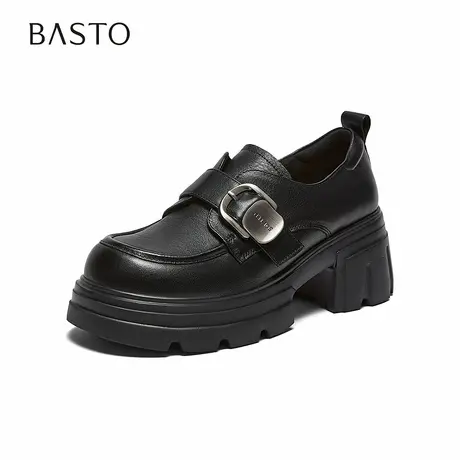 【好物体验专享】百思图2026春季商场新款乐福鞋女单鞋CS583AM6图片