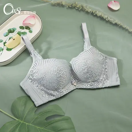 奥维丝丽线下正品内衣女小胸聚拢软钢圈中厚上托收副乳女士文胸商品大图