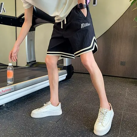 2023夏季短裤五分休闲百搭运动潮流中裤潮牌重工薄款痞帅个性卫裤商品大图