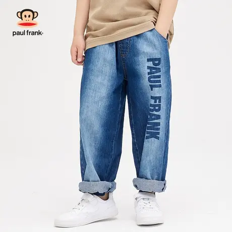 大嘴猴童装男童牛仔长裤2023年夏季新品中大童外穿儿童牛仔裤图片