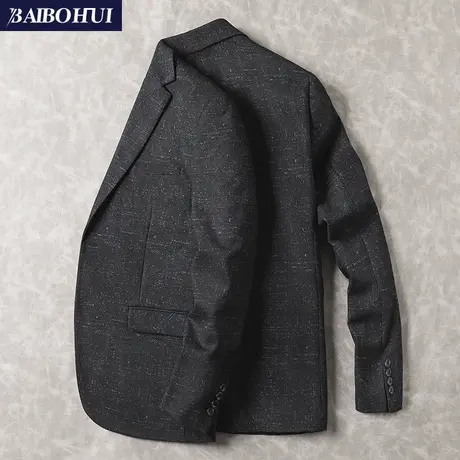 休闲西装男士单件外套2020秋冬新款韩版潮流帅气小西服男修身上衣商品大图