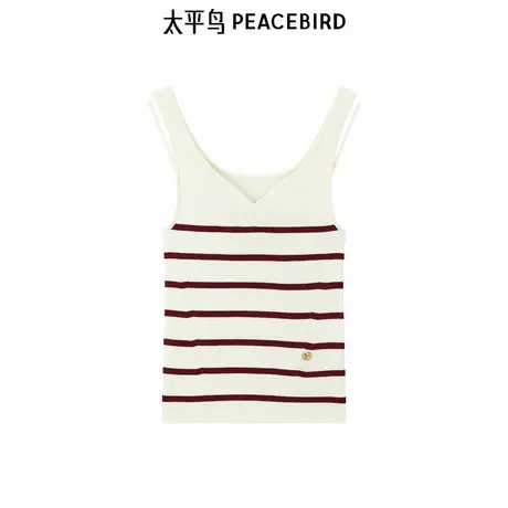 太平鸟品质吊带针织线背心女上衣春夏新款高级感时尚上衣内搭女商品大图